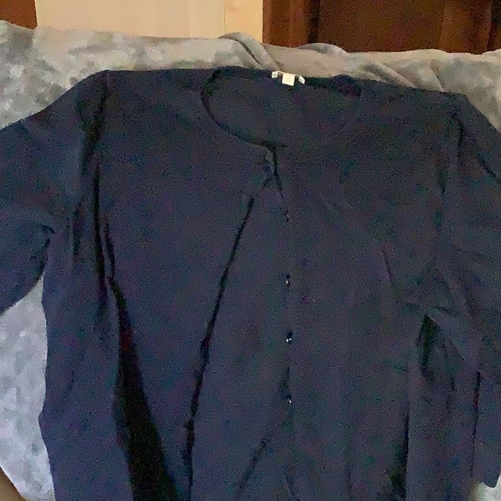 Navy Blue Cardigan